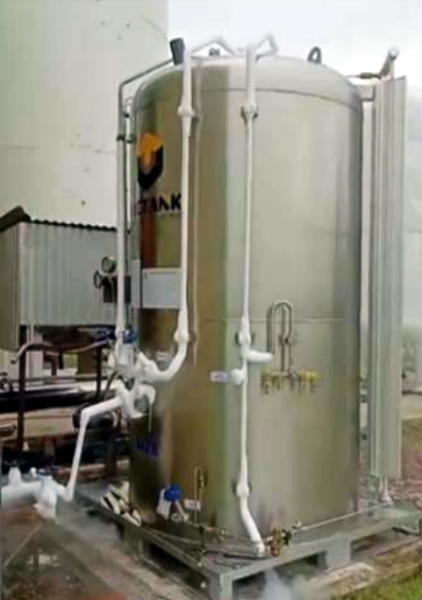 3000L Liquid Nitrogen MicrobulkTank for Paraguay