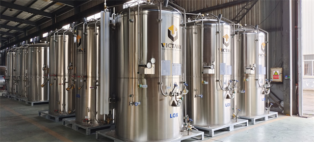 LOX LIN LAR Microbulk Tank 5000L 16bar