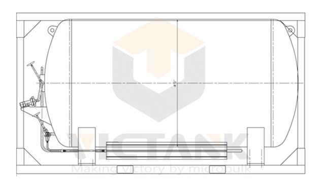 Portable Microbulk Tank for Transportation 1000L~5000L 16bar